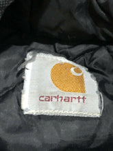 Load image into Gallery viewer, 90s Carhartt Mens J140 BLK Duck Quilted Lined Hooded Jacket Black XXL USA