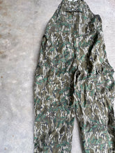 Load image into Gallery viewer, Mossy Oak Green Leaf Cargo Overalls (L)