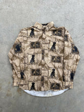 Load image into Gallery viewer, 00’s Labrador Retriever Button Up Shirt (M)
