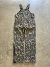 Load image into Gallery viewer, Vintage Mossy Oak Greenleaf Camo Insulated Bibs (L)