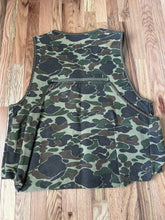 Load image into Gallery viewer, Carhartt vintage hunting vest duck camo made in the USA Union made men’s size