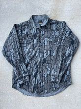 Load image into Gallery viewer, Vintage Deerskin Trebark Camo Chamois Shirt (XL)