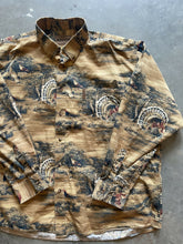 Load image into Gallery viewer, 2000’s Magellan Turkey AOP Button-Up (2XL)