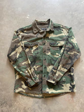 Load image into Gallery viewer, Vintage Woodland Camo Chamois Shirt (XL)