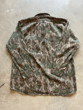 Load image into Gallery viewer, Vintage Mossy Oak Greenleaf Camo Strap Shirt (XL)