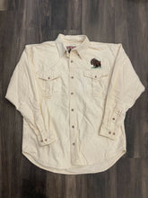 Load image into Gallery viewer, Vintage Turkey Embroidered Chamois Shirt (L)