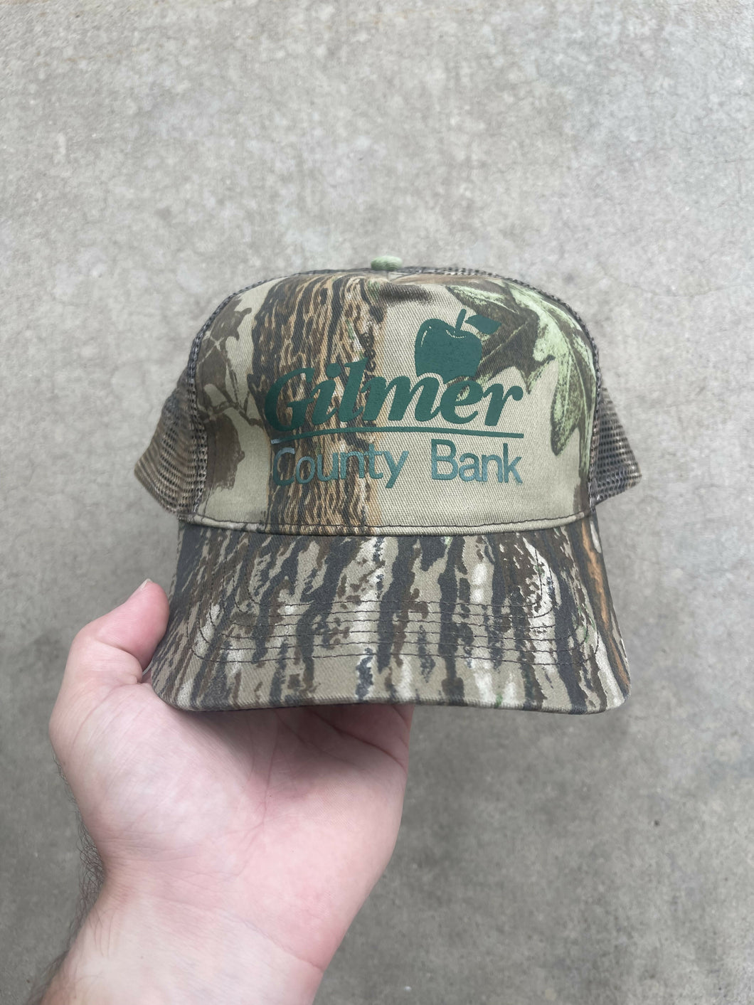 Vintage Realtree Camo “Gilmer County Bank” Hat