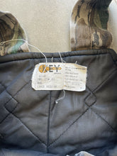 Load image into Gallery viewer, Vintage Mossy Oak Greenleaf Camo Insulated Bibs (L)