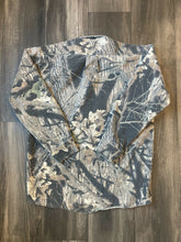 Load image into Gallery viewer, Vintage 1st Generation Mossy Oak Breakup Camo Button Up Shirt (L)