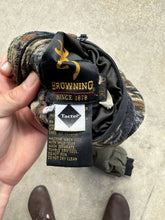 Load image into Gallery viewer, Vintage Browning MossyOak Treestand Camo Reversible Fleece Jacket (XL)
