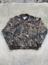 Load image into Gallery viewer, Vintage MossyOak Fall Foliage Bomber Jacket (XXL)