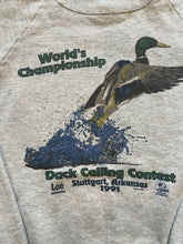 Load image into Gallery viewer, 1991 World’s Championship Duck Calling Championship Duck Calling Contest Crewneck (XL)