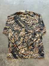 Load image into Gallery viewer, Vintage Mossy Oak Forest Floor Camo Mockneck Shirt (XL)