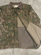 Load image into Gallery viewer, 80’s Mossy Oak Greenleaf Gray Corduroy Collar Jacket (XL) 🇺🇸