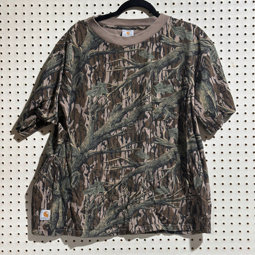 90's Carhartt Mossy Oak Treestand Shirt (XL)🇺🇸