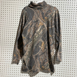 90's Mossy Oak Shadowbranch Turtleneck Shirt (XXL)🇺🇸