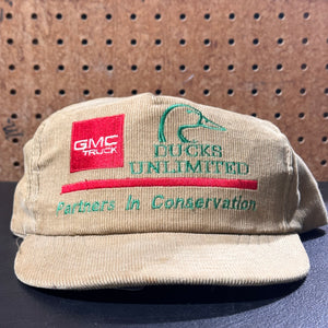 00's GMC Ducks Unlimited Corduroy Snapback