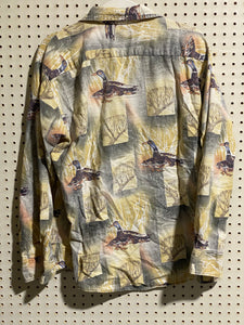 1970’s Mallard Print Shirt (L) 🇺🇸