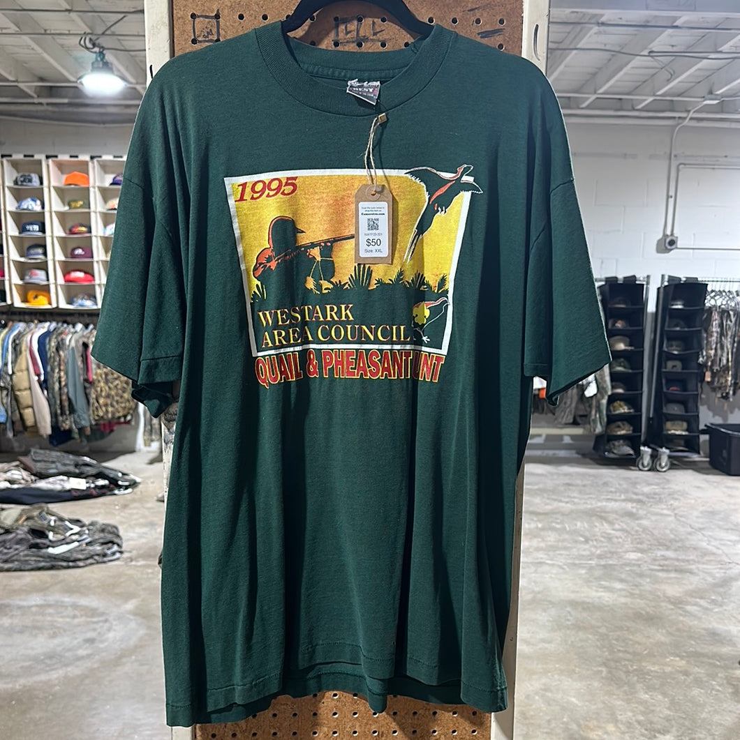 1995 WESTARK Quail & Pheasant Staff Shirt (XXL)