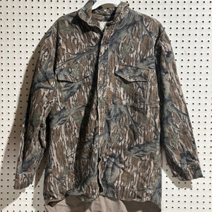 90's Mossy Oak Treestand Chamois Shirt (XL)🇺🇸