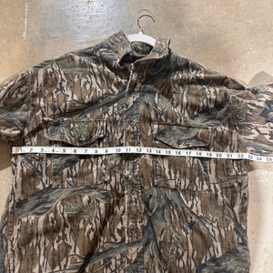 90's Mossy Oak Treestand Chamois Shirt (XL)🇺🇸