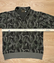 Load image into Gallery viewer, Vintage Piney Woods Camo Sweater LARGE