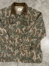 Load image into Gallery viewer, 80’s Mossy Oak Greenleaf Corduroy Collar Jacket (XL) 🇺🇸