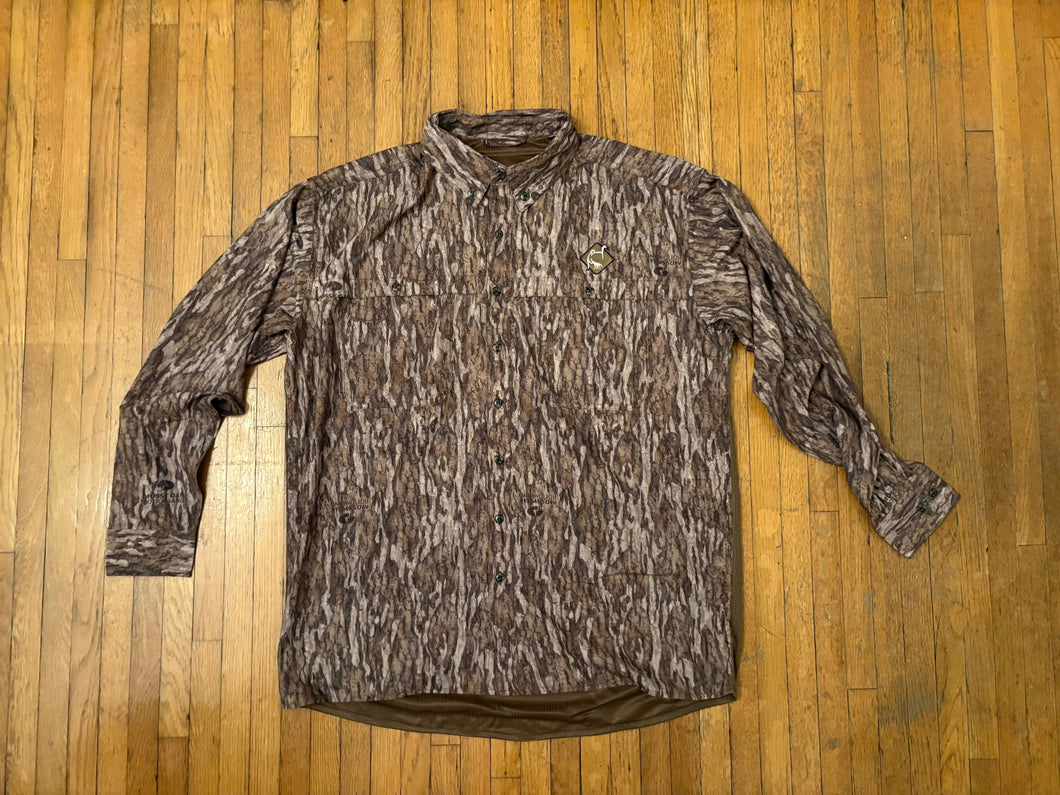 Drake Ol’Tom Bottomland Turkey Hunting Lightweight Button Down Size M