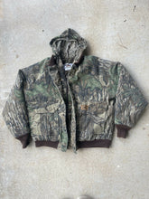 Load image into Gallery viewer, Vintage Duxbak Realtree Camo Bomber Jacket (L/XL)