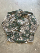 Load image into Gallery viewer, Vintage Mossy Oak Shadow Leaf Camo Button Up Shirt (XL)
