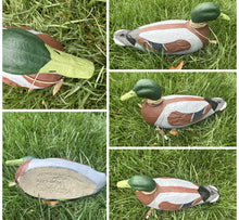 Load image into Gallery viewer, Lot Of 7 1946 Victor Veri-Lite Mallard Duck Decoy ANIMAL TRAP CO PAPER MACHE