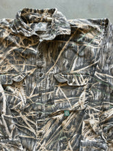 Load image into Gallery viewer, Vintage Mossy Oak Shadowgrass Camo Chamois Shirt (XL)