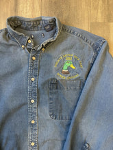 Load image into Gallery viewer, 2002 Pohlman Davison Duck Camp Denim Button-Up Shirt (XL)