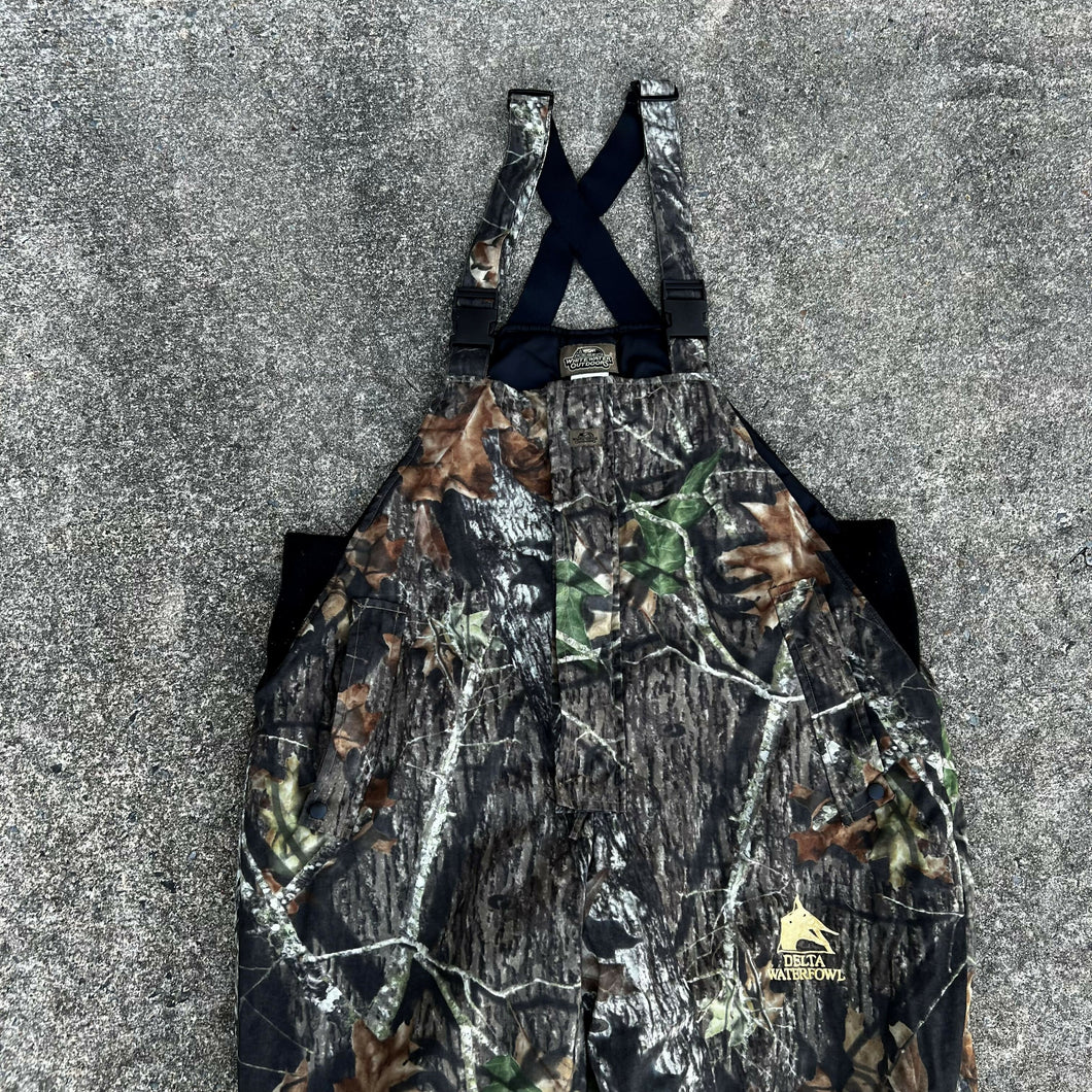 Vintage Mossy Oak Breakup Delta Waterfowl Insulated Bibs