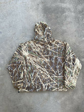 Load image into Gallery viewer, Vintage MossyOak Shadow Grass Camo Fleece Hoodie (XL)