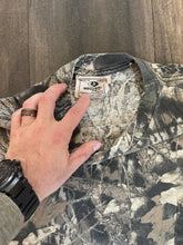 Load image into Gallery viewer, 1990’s Mossy Oak Gen 1 Breakup Camo Mississippi Chemical Corporation Long Sleeve Shirt (XL)