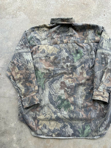 Vintage Duxback Realtree Advantage Timber Camo Button-Up (XXL)