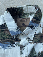 Load image into Gallery viewer, 2000’s Outdoor Life Deer/Duck Cabin Button Up Shirt (L)