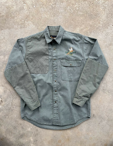 Vintage Browning Pheasants Embroidered Snap Shirt (M)