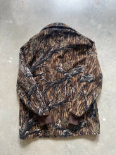 Load image into Gallery viewer, Vintage Mossy Oak Treestand Camo Fleece Pullover (M)