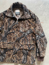 Load image into Gallery viewer, Vintage Mossy Oak Treestand Camo Fleece Pullover (M)