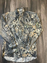 Load image into Gallery viewer, Vintage Mossy Oak Breakup Camo Button Up Shirt (S)
