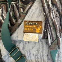Load image into Gallery viewer, Vintage Cabela’s Realtree Camo Wool Overalls (M)