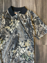 Load image into Gallery viewer, Vintage Mossy Oak Breakup Camo Polo Shirt (XS)