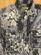 Load image into Gallery viewer, Vintage Remington MossyOak Breakup Camo Short Sleeve Shooting Shirt (XL)