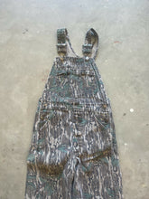 Load image into Gallery viewer, Vintage Mossy Oak Greenleaf Camo Youth Overalls (26”x25”)