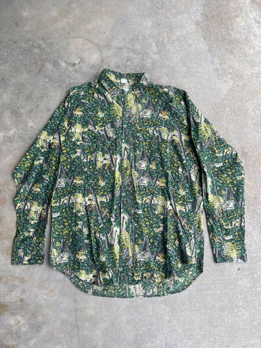 Vintage Bushlan South Texas Camouflage Button Up Shirt (XXL)