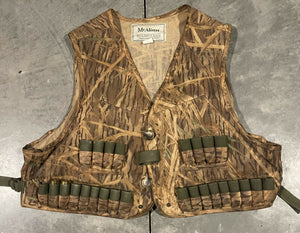 90’s McAlister Mossy Oak Shadow Grass Waxed Canvas Shell Vest 🇺🇸