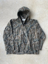 Load image into Gallery viewer, Vintage Mossy Oak Treestand Camo Chamois Hoodie Jacket (XL)