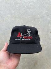 Load image into Gallery viewer, Vintage “A-Way Hunting Products” Black Rope Hat